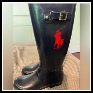 POLO RALPH LAUREN RAIN BOOTS - Pre-loved PRICED AS IS Condition 🥰